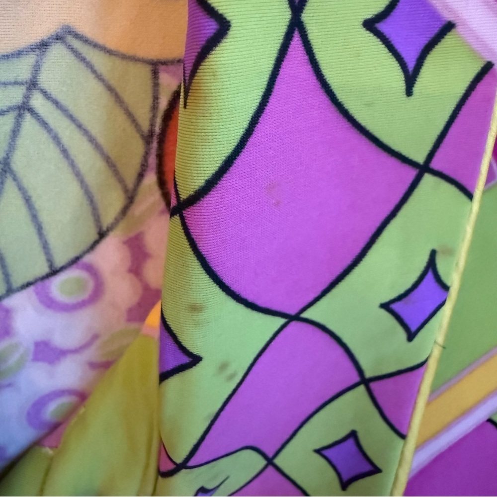 Ginger & Java Vibrant Geometric Floral Mini Dress - image 4